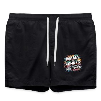 Mama Chaos - Swim Trunks - black - Front - AI Model Male 185 light (185cm)