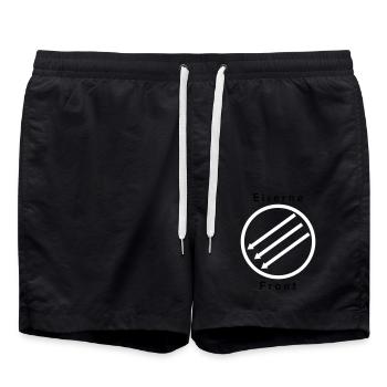 Front d’Eiserne - Drei Pfeile - Short de bain - noir - Devant - AI Model Male 185 light (185cm)