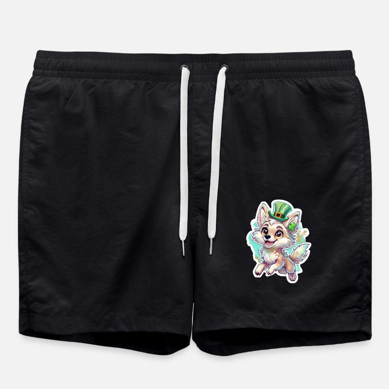 Renard de la Saint-Patrick - Short de bain - noir