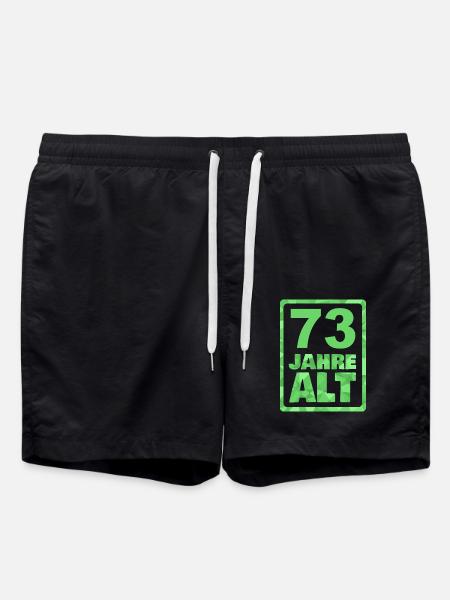 Age 73 - Swim Trunks - black