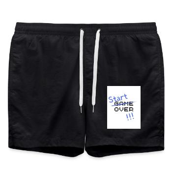 1000151359 - Swim Trunks - black - Front - AI Model Male 185 light (185cm)