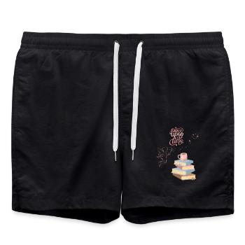 once upon a time - Badeshorts - Schwarz - Vorne - AI Model Male 185 light (185cm)