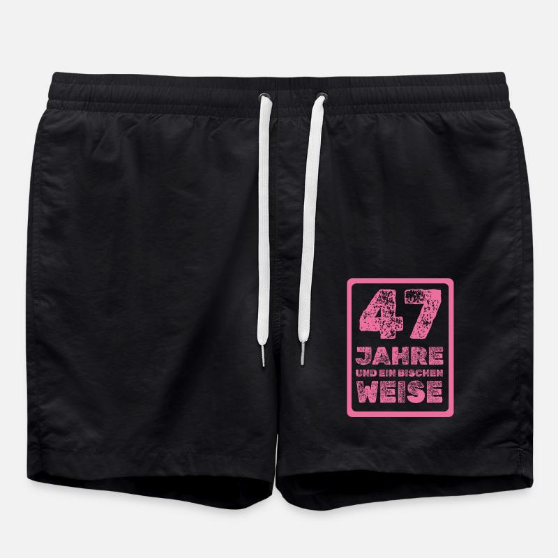 47 - Short de bain - noir