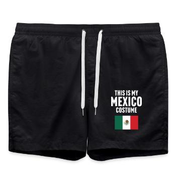 C’est mon costume mexicain - Short de bain - noir - Devant - AI Model Male 185 light (185cm)