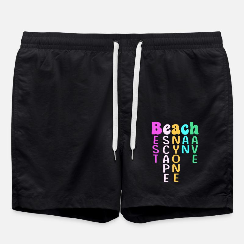 Cruise Ship Cruise - Swim Trunks - black