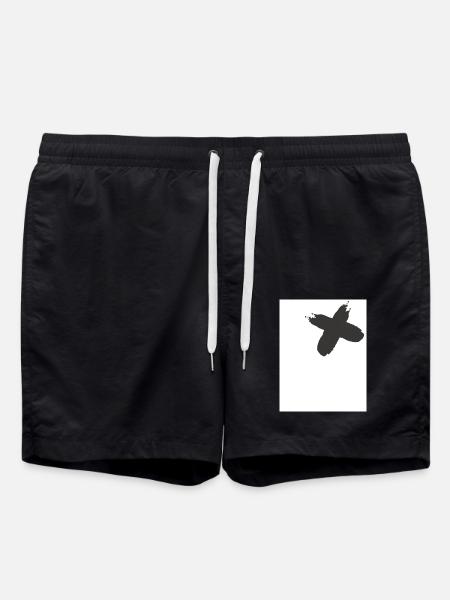 N Fronting - Swim Trunks - black