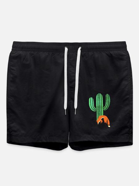 Fuchs - Badeshorts - Schwarz