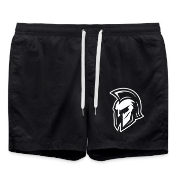 Casque de gladiateur Sparta - Short de bain - noir - Devant - AI Model Male 185 light (185cm)