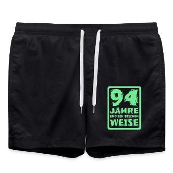 Proverbe 94 - Short de bain - noir - Devant - AI Model Male 185 light (185cm)
