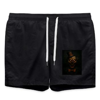 Creepy Clown Halloween Gift - Swim Trunks - black - Front - AI Model Male 185 light (185cm)