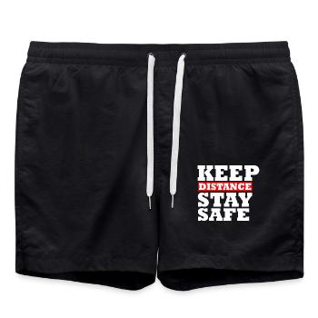 Dictons cool - Short de bain - noir - Devant - AI Model Male 185 light (185cm)