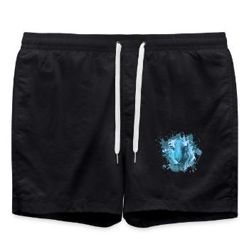 Tiger - Swim Trunks - black - Front - AI Model Male 185 light (185cm)