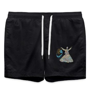 derwisch e 201 - Swim Trunks - black - Front - AI Model Male 185 light (185cm)