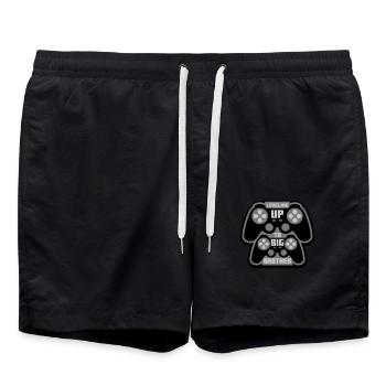 Monter de niveau grand frère - Short de bain - noir - Devant - AI Model Male 185 light (185cm)