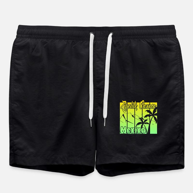Zipolite Oaxaca - Short de bain - noir