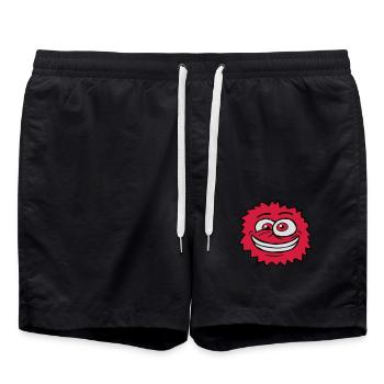 Monster Crazy Comic Face - Short de bain - noir - Devant - AI Model Male 185 light (185cm)