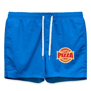 pizza thinks about me - Badeshorts - Cobalt blue - Vorne