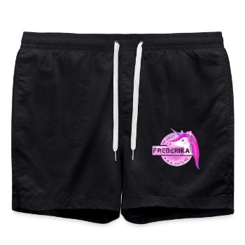Frédérique - Short de bain - noir - Devant - AI Model Male 185 light (185cm)