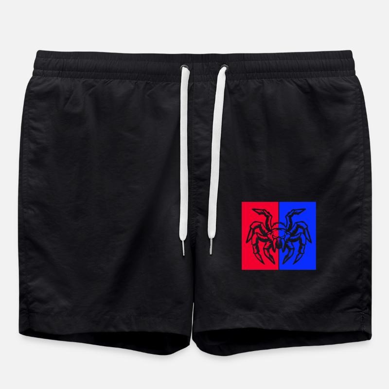 spider spider - Swim Trunks - black