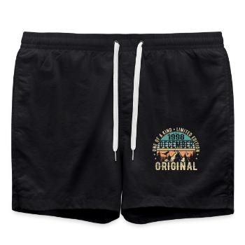 Legends Birthday December 1998 Born Gift - Swim Trunks - black - Front - AI Model Male 185 light (185cm)