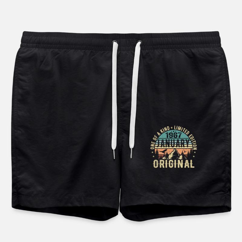 Data Set 38 6 - Swim Trunks - black