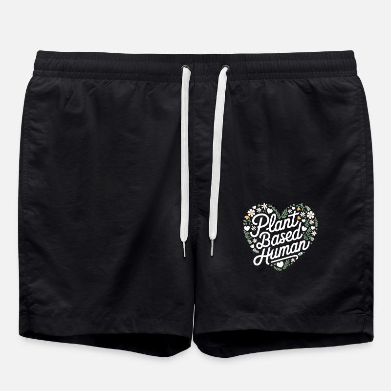 Végétarien Végétalien Végétarien Végétarien - Short de bain - noir
