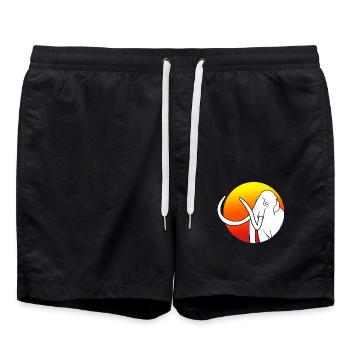Mammouth - Short de bain - noir - Devant - AI Model Male 185 light (185cm)