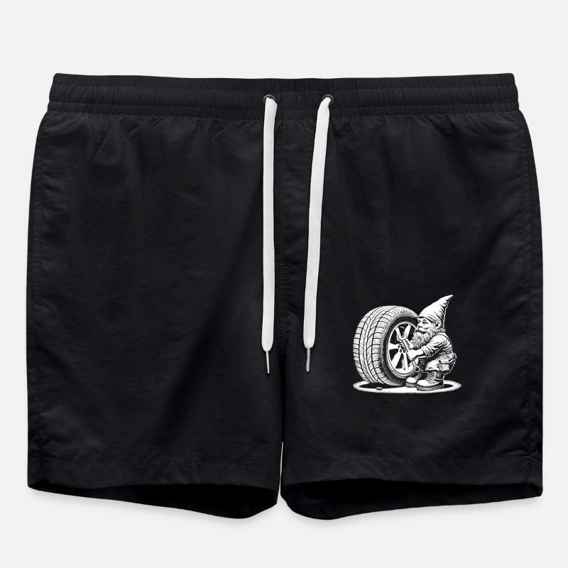 Tire workshop - Swim Trunks - black