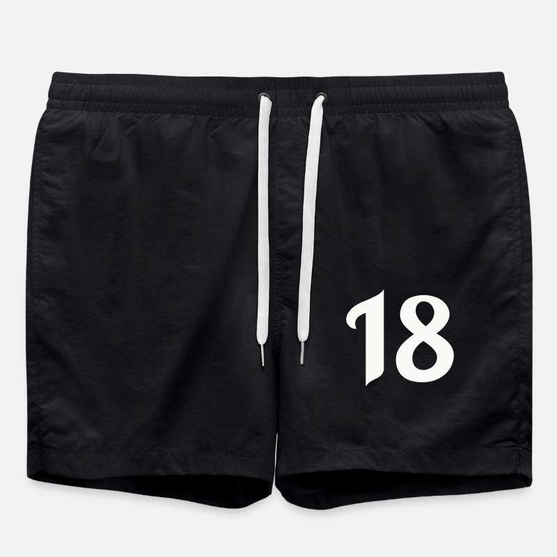 18 - Short de bain - noir