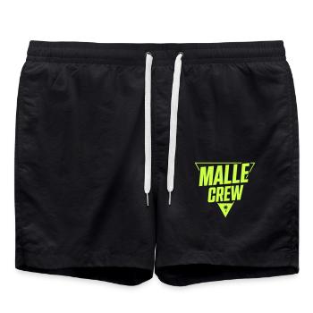 Malle Crew - Short de bain - noir - Devant - AI Model Male 185 light (185cm)