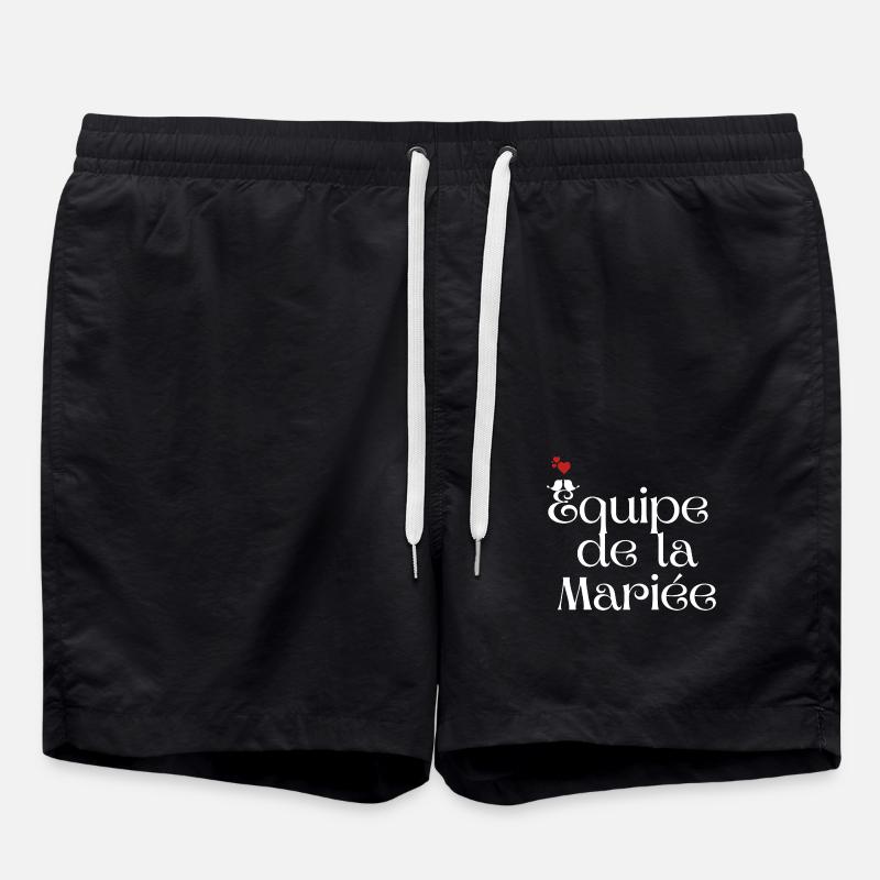 Das Brautteam - Badeshorts - Schwarz