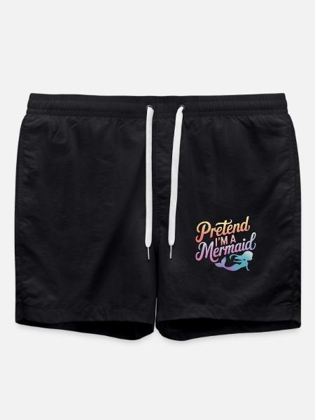 Mermaid Fable Mermaids Fairy Tale - Swim Trunks - black