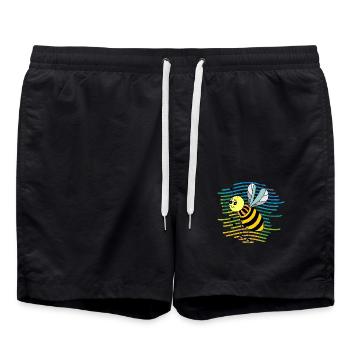 Insecte - Short de bain - noir - Devant - AI Model Male 185 light (185cm)
