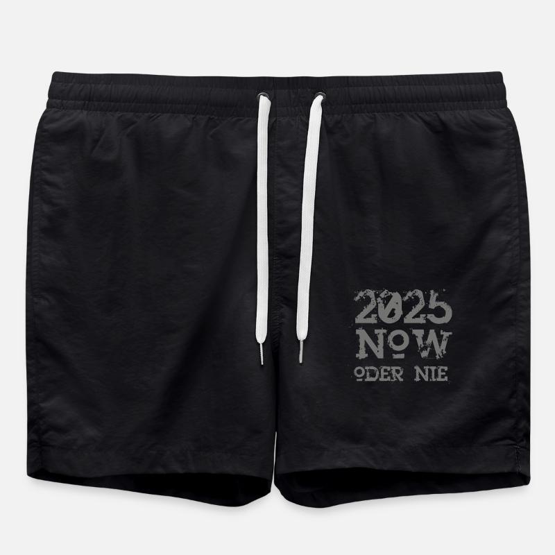 NOW or Never 2025 - Swim Trunks - black