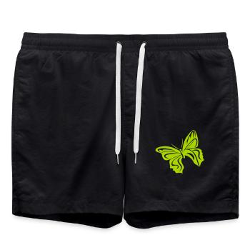 papillon - Short de bain - noir - Devant - AI Model Male 185 light (185cm)