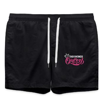 Taekwondo Queen - Swim Trunks - black - Front - AI Model Male 185 light (185cm)