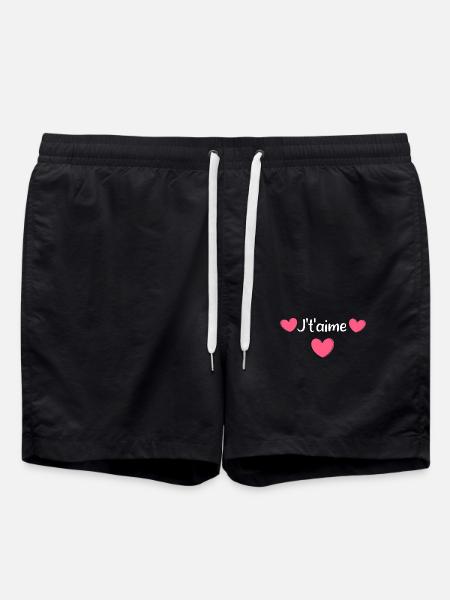 saint-valentin - Short de bain - noir