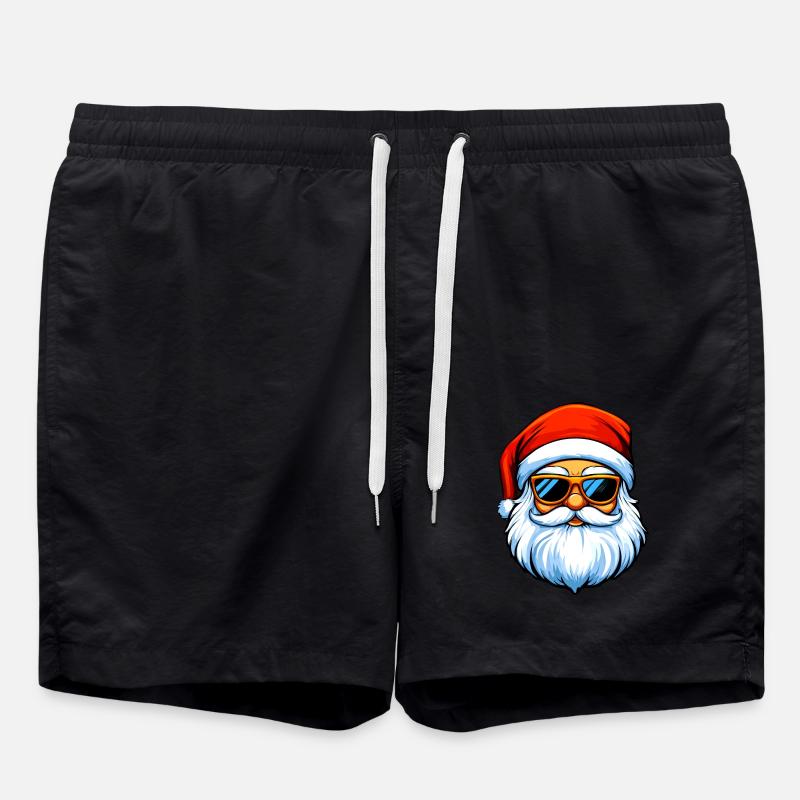 Père Noël / Noël - Short de bain - noir