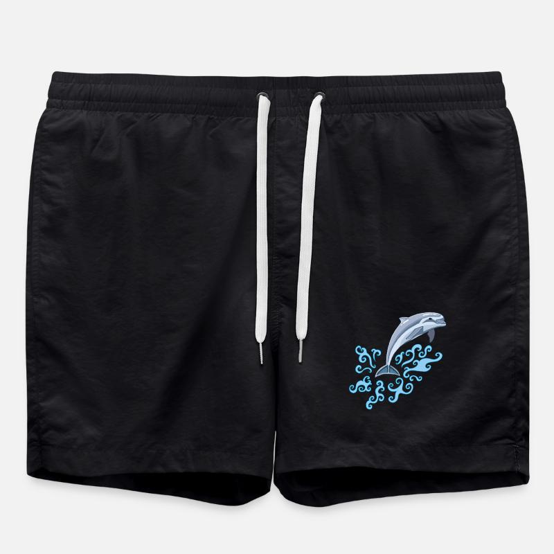 Dauphin - Short de bain - noir
