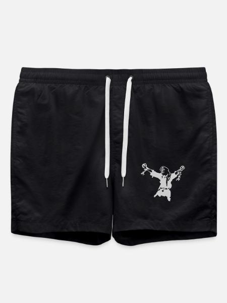 Freedom fighter - Swim Trunks - black