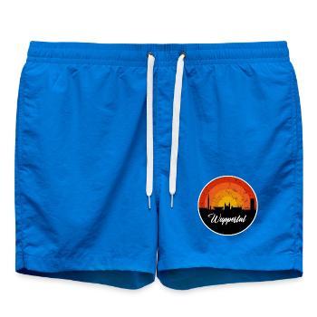 Wuppertal Skyline Écriture - Short de bain - cobalt blue - Devant