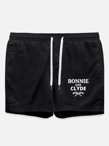 Bonnie und Clyde, Bonnie, Clyde - Badeshorts - Schwarz