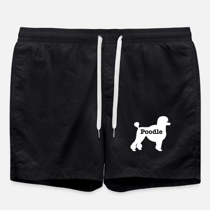 Poodle - Swim Trunks - black