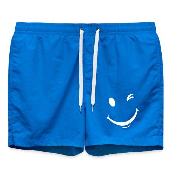 White wink expression - Swim Trunks - cobalt blue - Front