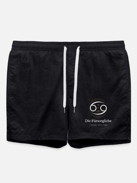 Krebs Sternzeichen Emblem - Badeshorts - Schwarz