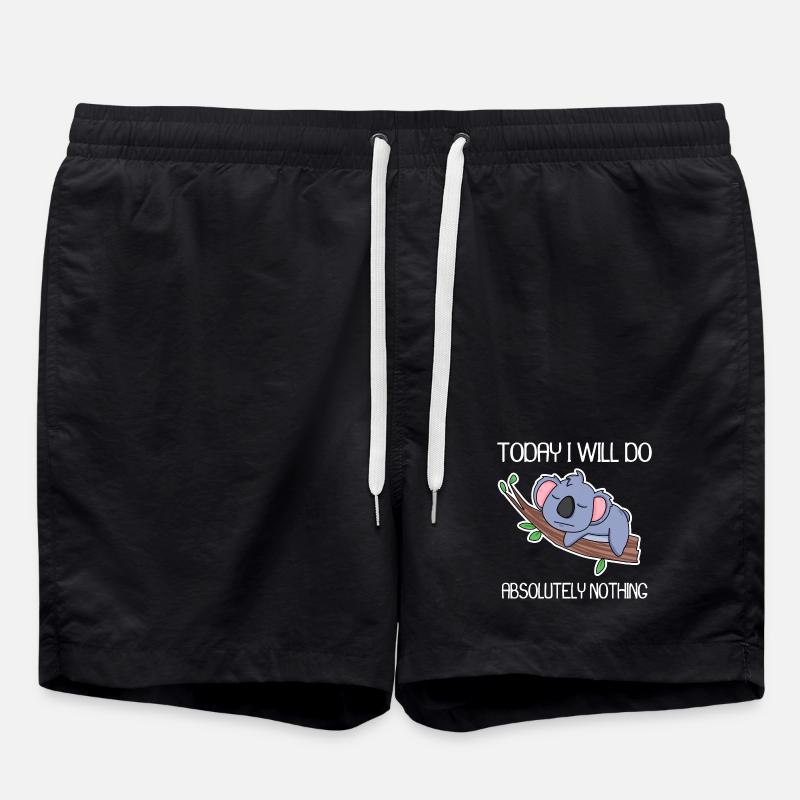 Drôle de dicton, dictons drôles - Short de bain - noir