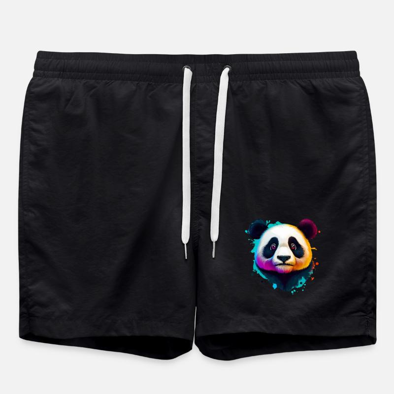 Panda - Short de bain - noir
