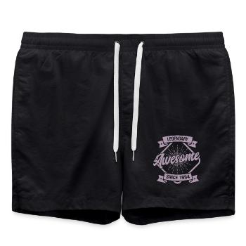 Anniversaire Vintage 1994 Légendaire & Génial - Short de bain - noir - Devant - AI Model Male 185 light (185cm)