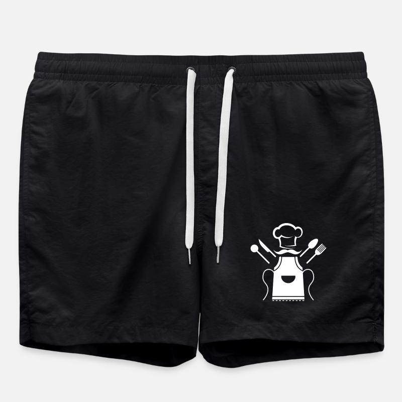 Cook, cook, super cook - Swim Trunks - black