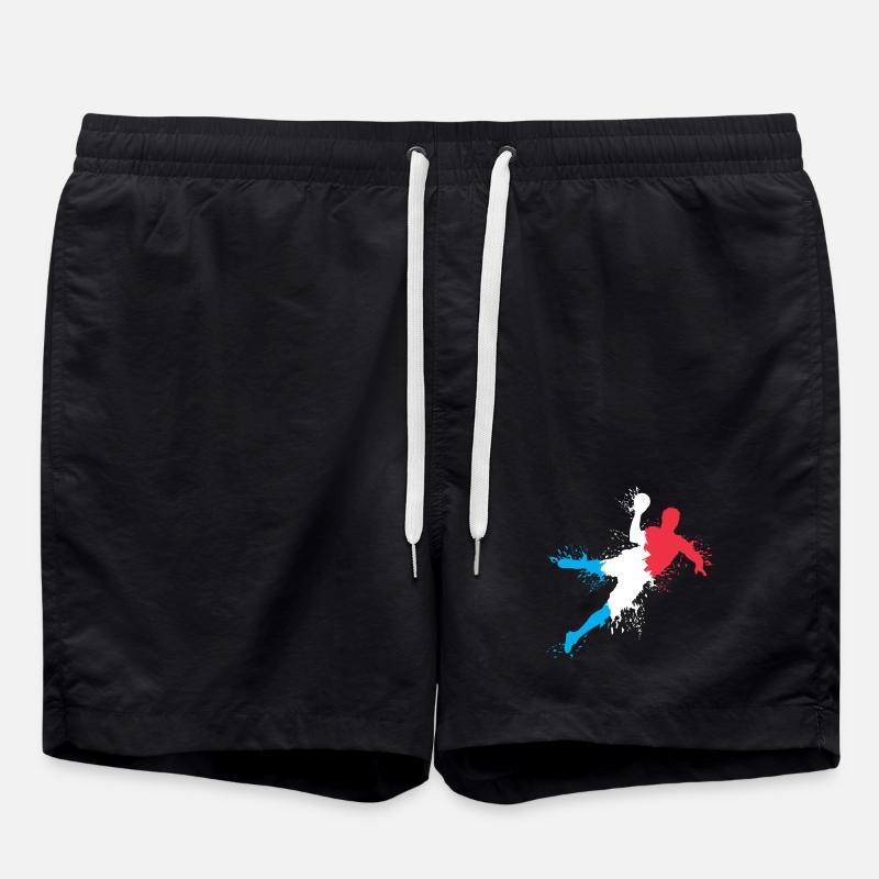 Équipe de France de handball Explosion de handballeurs Championnat d’Europe - Short de bain - noir